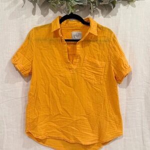 Rails Orange Blouse